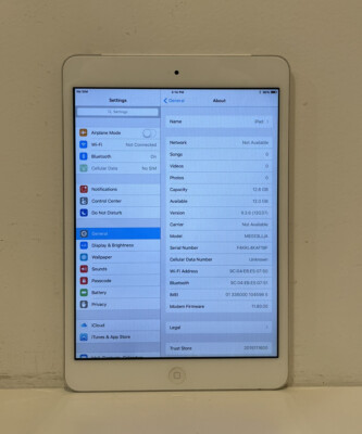 Apple iPad mini 1st Gen. 16GB, Wi-Fi + Cellular (AT&T), 7.9in