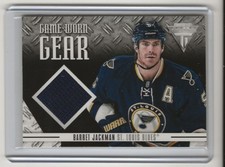 12-13 2012-13 Panini Titanium Game Worn Gear #GGBJ Barret Jackman St Louis Blues