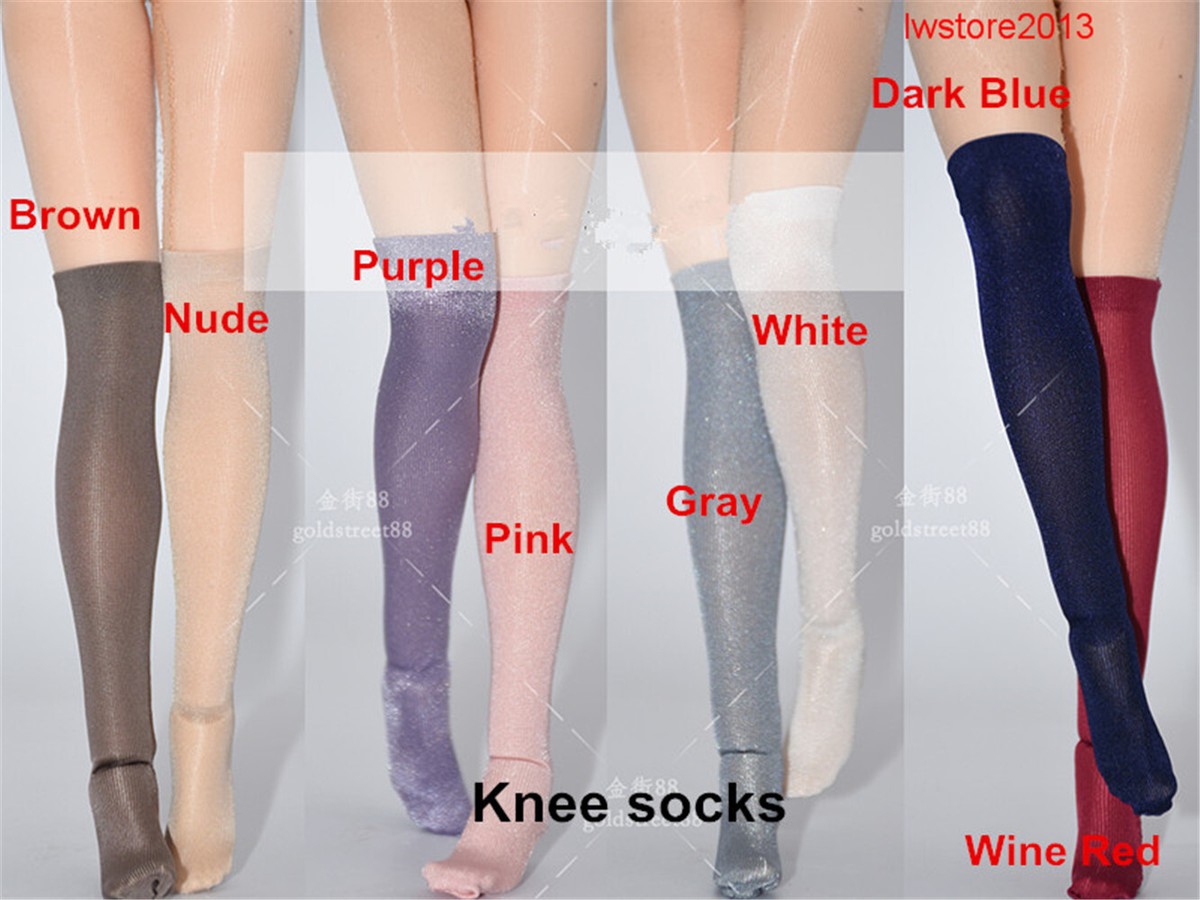 In-Stock] 1/6 Scale Semi-transparent Socks In 3 Different Lengths For 12 Inch Phicen TBL JO - Foto 8