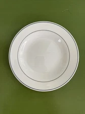 Set of 6 Arcoroc Gastronomie RECEPTION Charcoal Bands 6” Bread Plates France