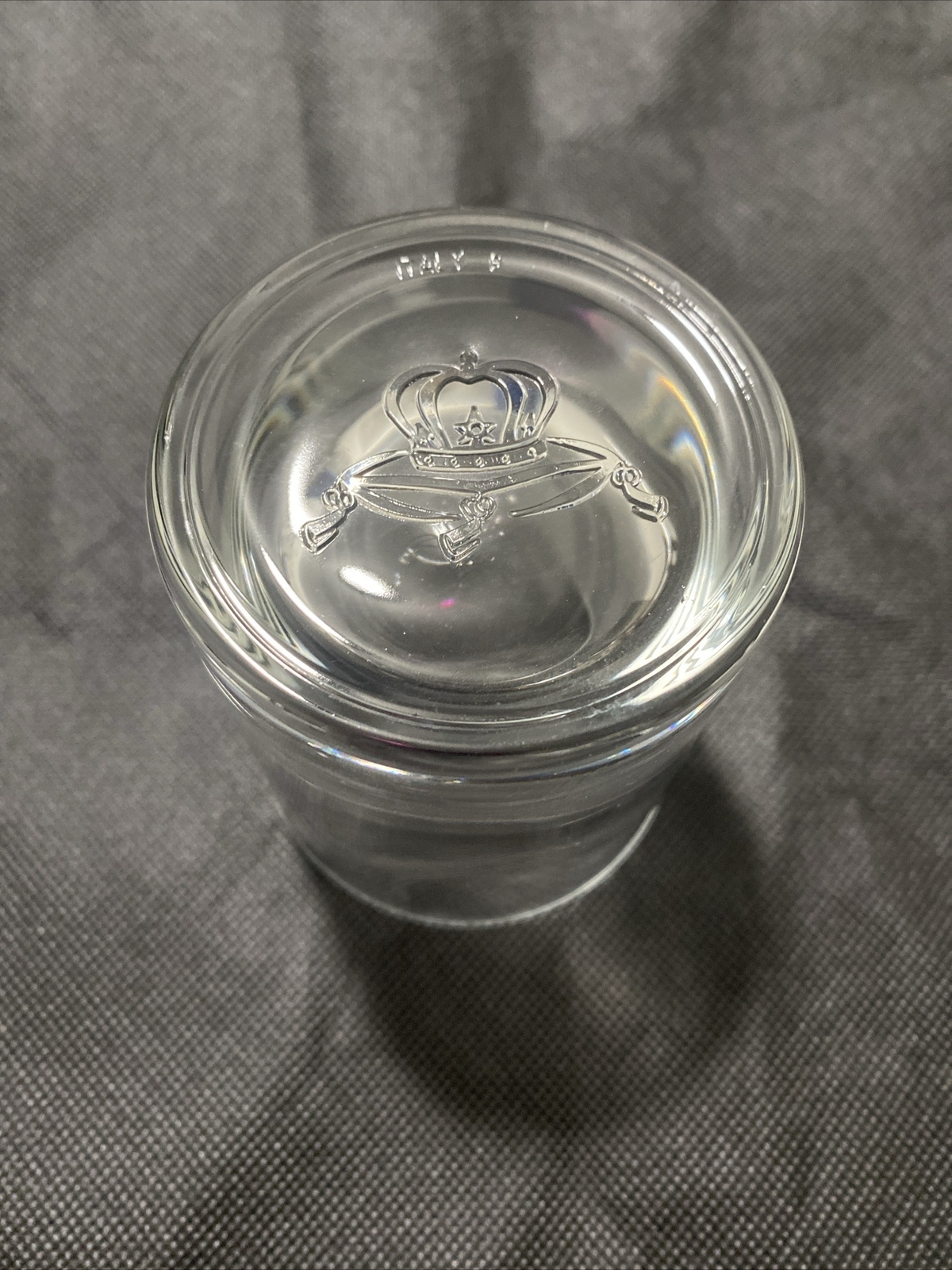 Crown Royal Lowball Whisky Scotch Glass Made in Italy-image