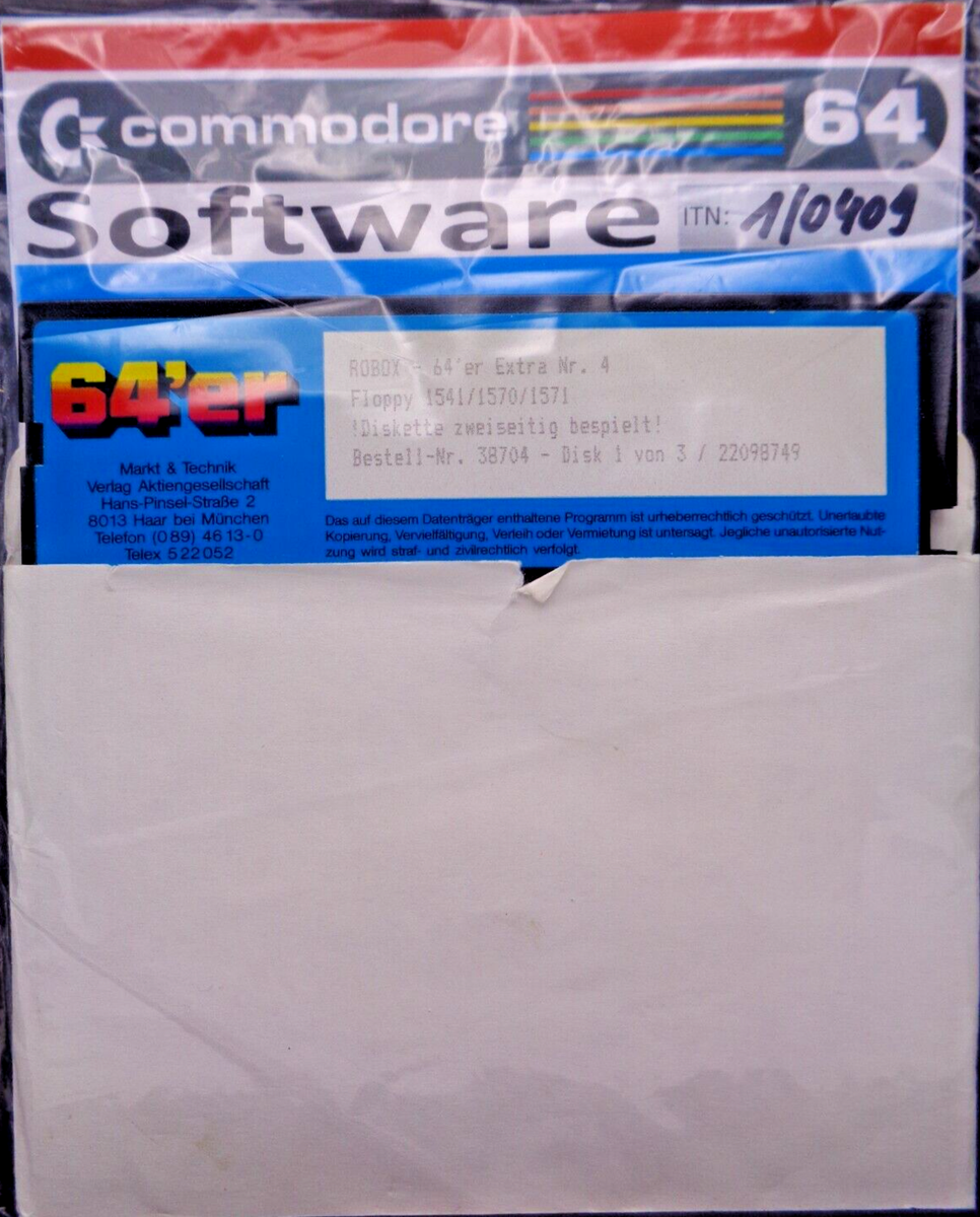 COMMODORE 64/128 -- ROBOX & SCOTLAND YARD (64er EXTRA NR. 4