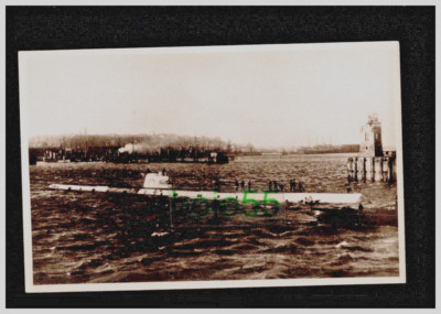 AK Helgoland --Dt. U-Boot U 96  Kommandant 1943 Kriegmarine-- Foto Düppel Whv.