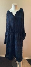 Lane Bryant Blue Black Checkered Plaid Shift Shirtdress  Dress Size 24