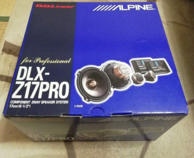 Super Rare ALPINE DLX-Z17PRO DLX-Z30 DLX-Z17W DLX-Z2NW set Opened Unused JP