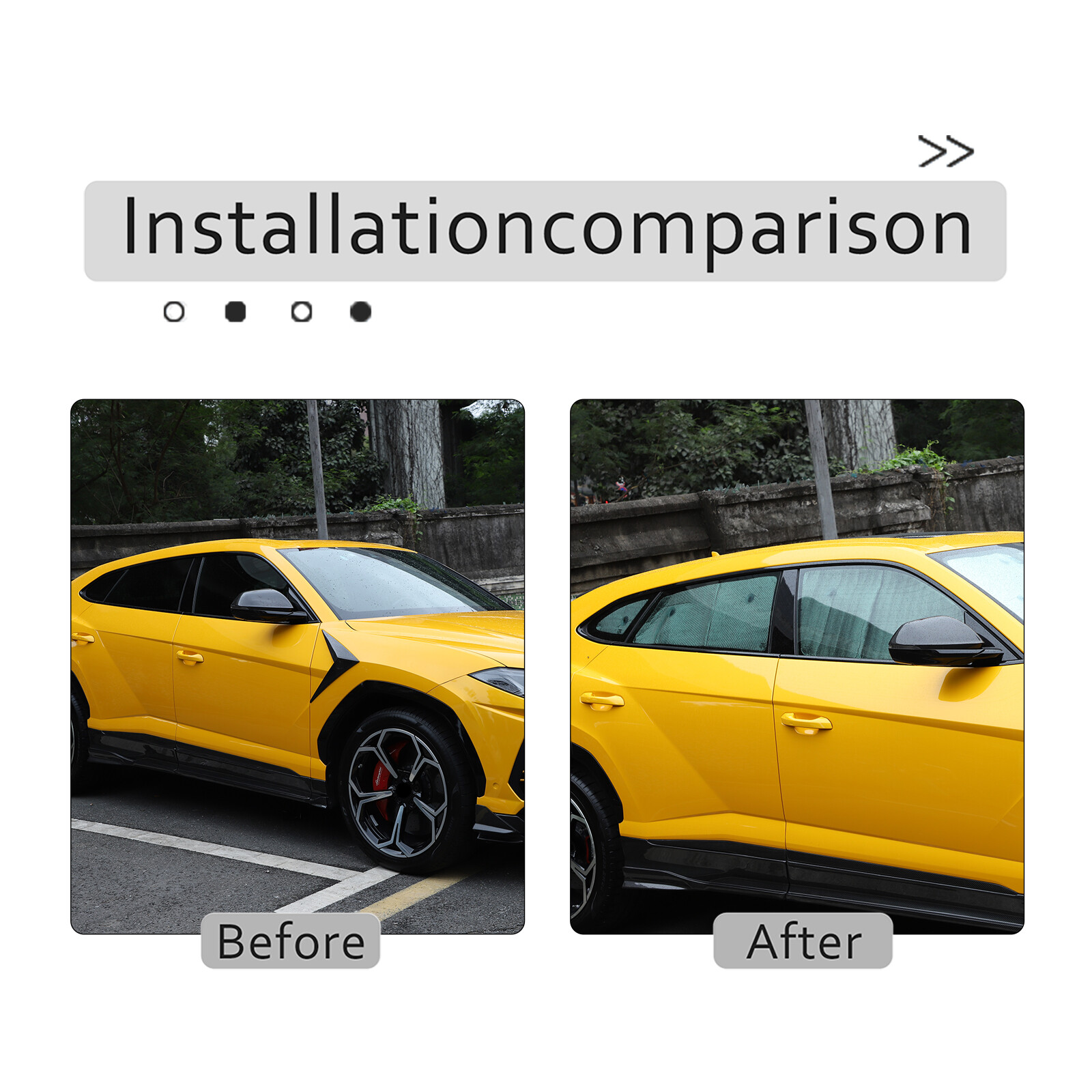 For Lamborghini URUS 18-23 8pcs Car Window Windshield Sunshade Full Set UV Cover
