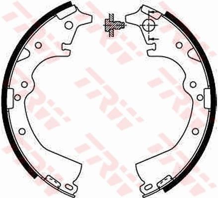TRW GS8184 Bremsbackensatz FüR Toyota-image