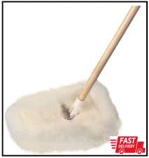 48 Inch Lamb's Wool Wedge Dust Mop for Hardwood Tile and Vinyl Floors