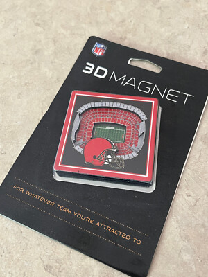 YouTheFan NFL Cleveland Browns 3-D Stadium View Magnet, NEW NIP
