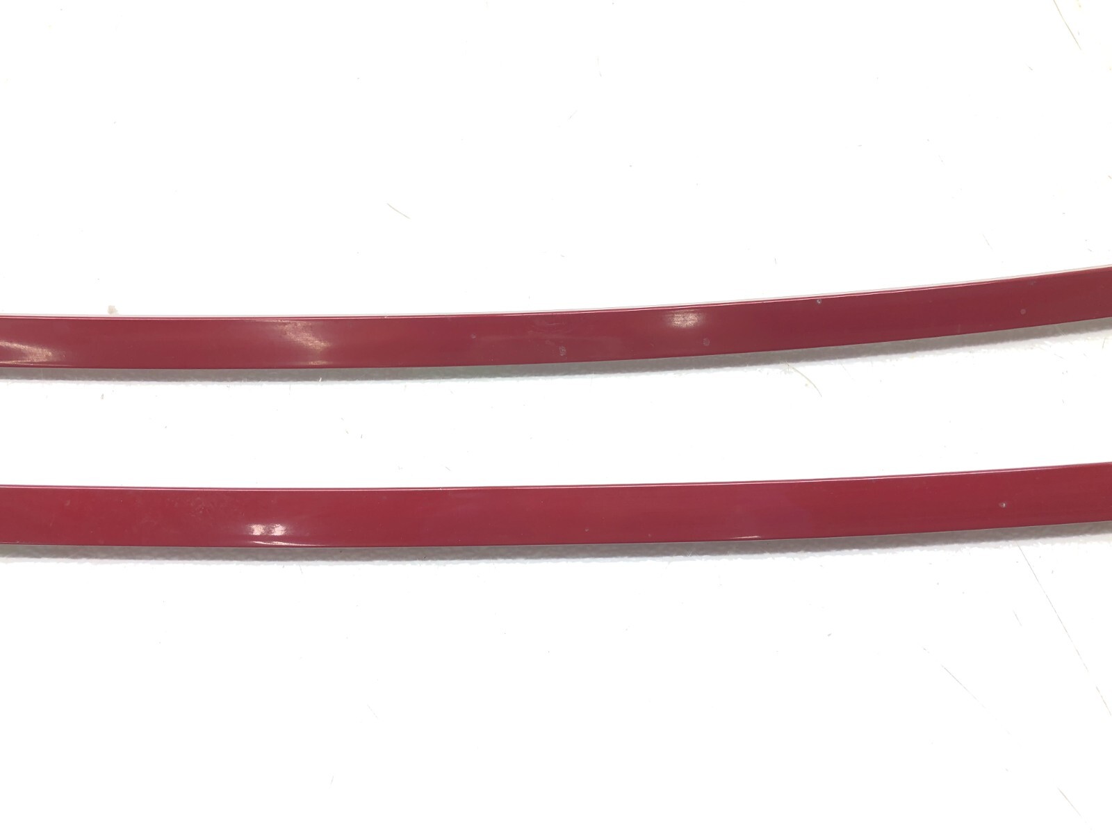 2014-2020 MASERATI GHIBLI SQ4 LEFT RIGHT ROOF DRIP MOLDING TRIM OEM RED.