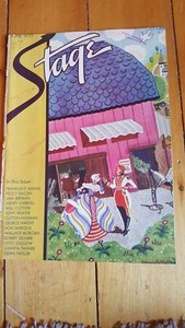 RARE June 1935 Stage magazine with Arnold Hall cover