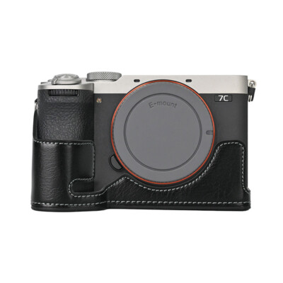 Leather Half Case for Sony A7C2 / A7C Mark II Camera Protector Grip