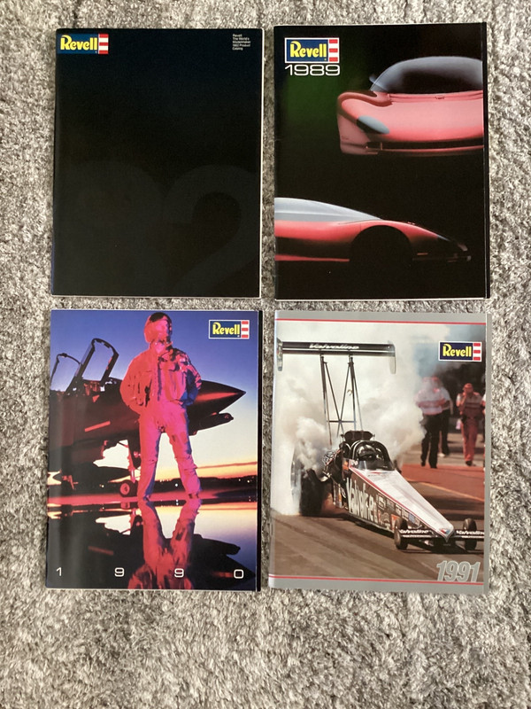 Revell Inc.  Catalogs ( 1982, 1989, 1990, 1991).