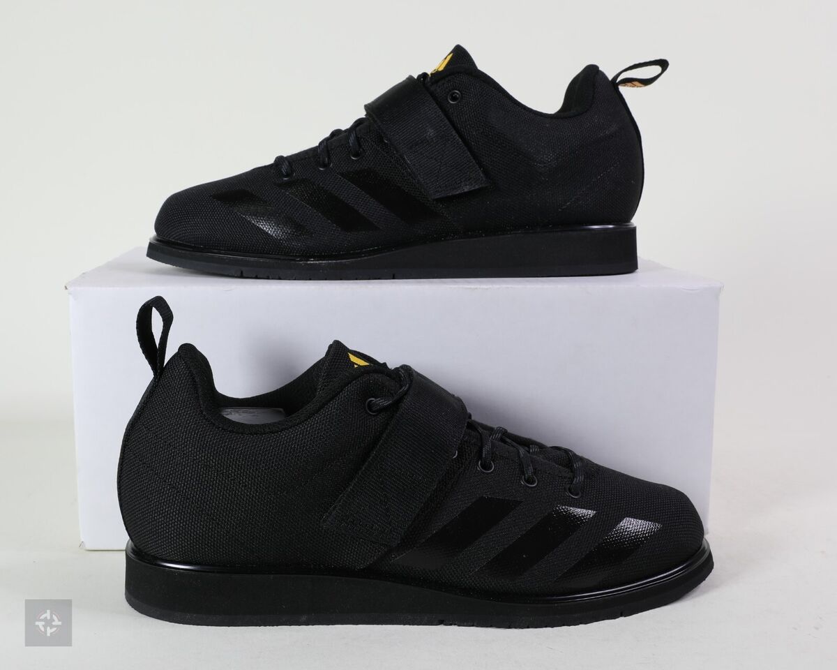 Adidas Powerlift 4 Black Weightlifting Training Shoes Men's Adidas Powerlift 4 Black Weightlifting Training Shoes Men's