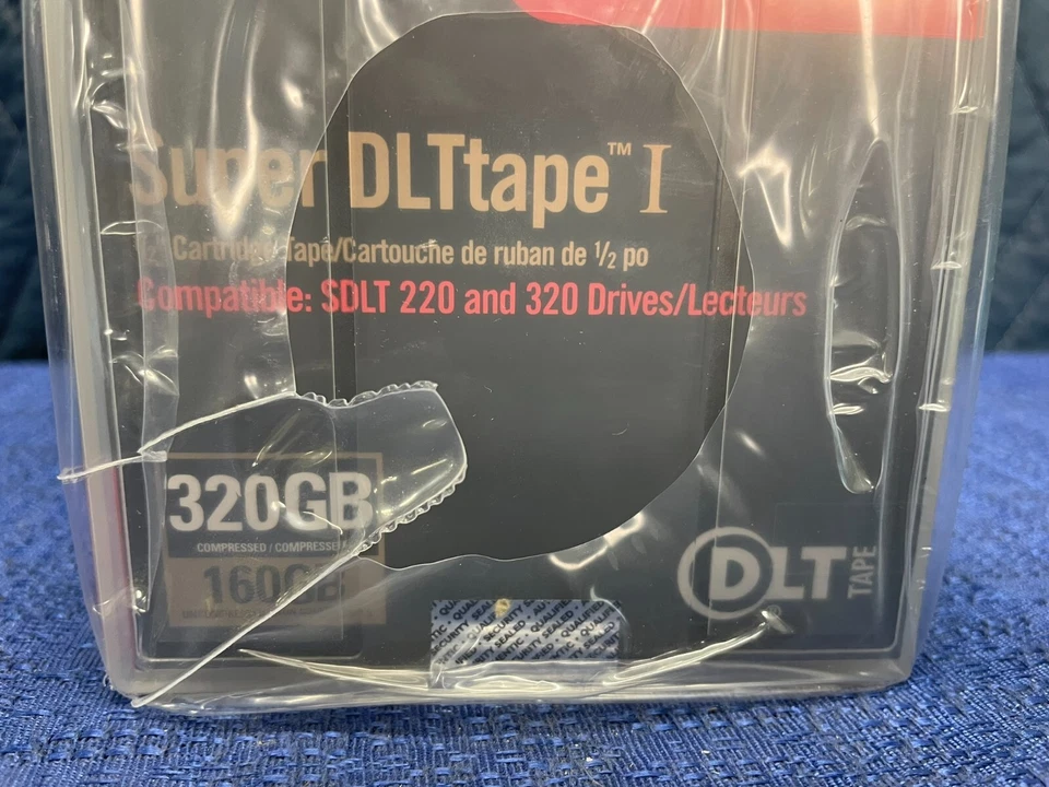 Estuche de 5 Imation Super DLTtape I 320 GB Una Cinta con Estuche Sellado Foto 4 de 4