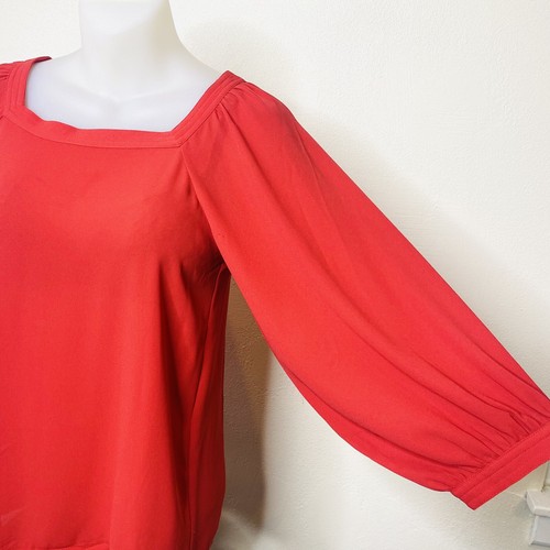 Blusa LOFT para mujer XXS top cuadrado manga 3/4 suelta nueva con etiquetas - Imagen 3 de 11