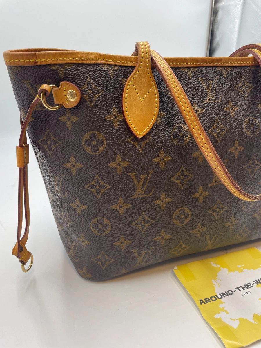 LOUIS VUITTON NEVER FULL PM MONOGRAM M40155 Tote Bag Shoulder Bag