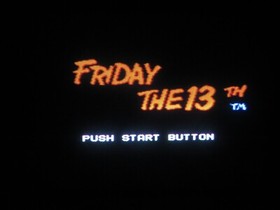 Friday the 13th (NES, 1989) By LJN (Cartridge & Manual) NTSC