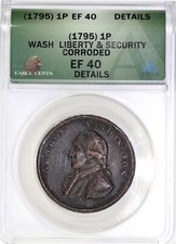 1795年 リバティ アメリカ合衆国コイン Liberty & Security 1795 Year