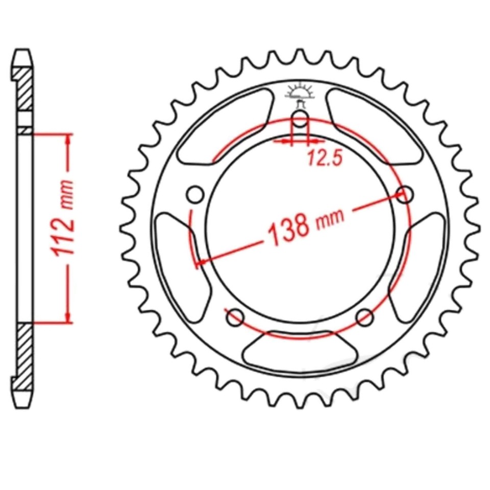 JT Pignone 41Z Passo 525 Argento JT Sprockets JTR1304.41 | eBay