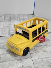 Insegna vintage Fisher Price Little People scuolabus fermata grossa 1991 VIDEO
