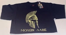 Men’s MOLON LABE Spartan T-shirt Tactical Athletic Patriotic Military Size M