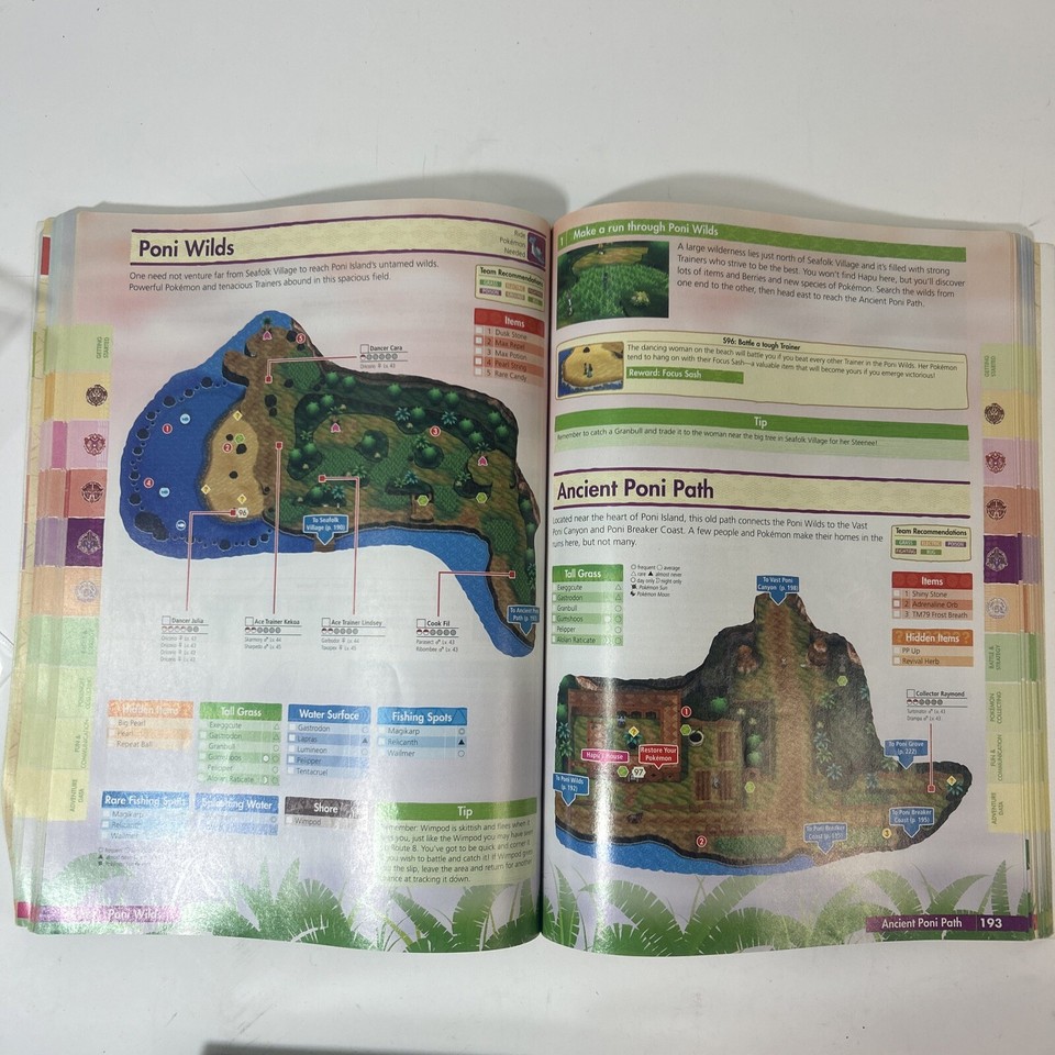 Pokemon Sun and Moon Official Strategy Guide Book Alola Region Nintendo