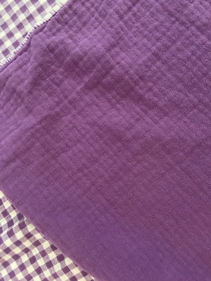 Одеяло Divatex Home Fashions фиолетовое имбирное 75x59 дюймов Мягкая милая комната для девочек - Изображение 3 из 4