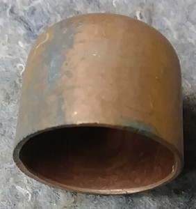 Lot of 13 1"  Copper Sweat Cap 1 x 3/4 Coupling, 1 x x1/2 coup,  1 x 1/2 bushing