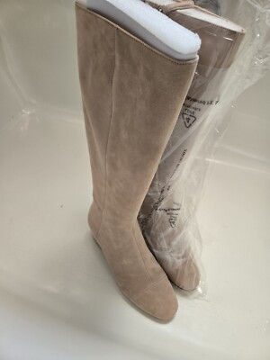Brown Nine West Lestife Round Toe Boots Knee High Boots Lestife