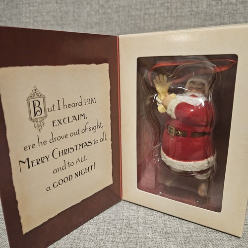 Hallmark Keepsake Ornament "'Twas The Night Before Christmas" Santa Clause 2001 - Picture 3 of 6