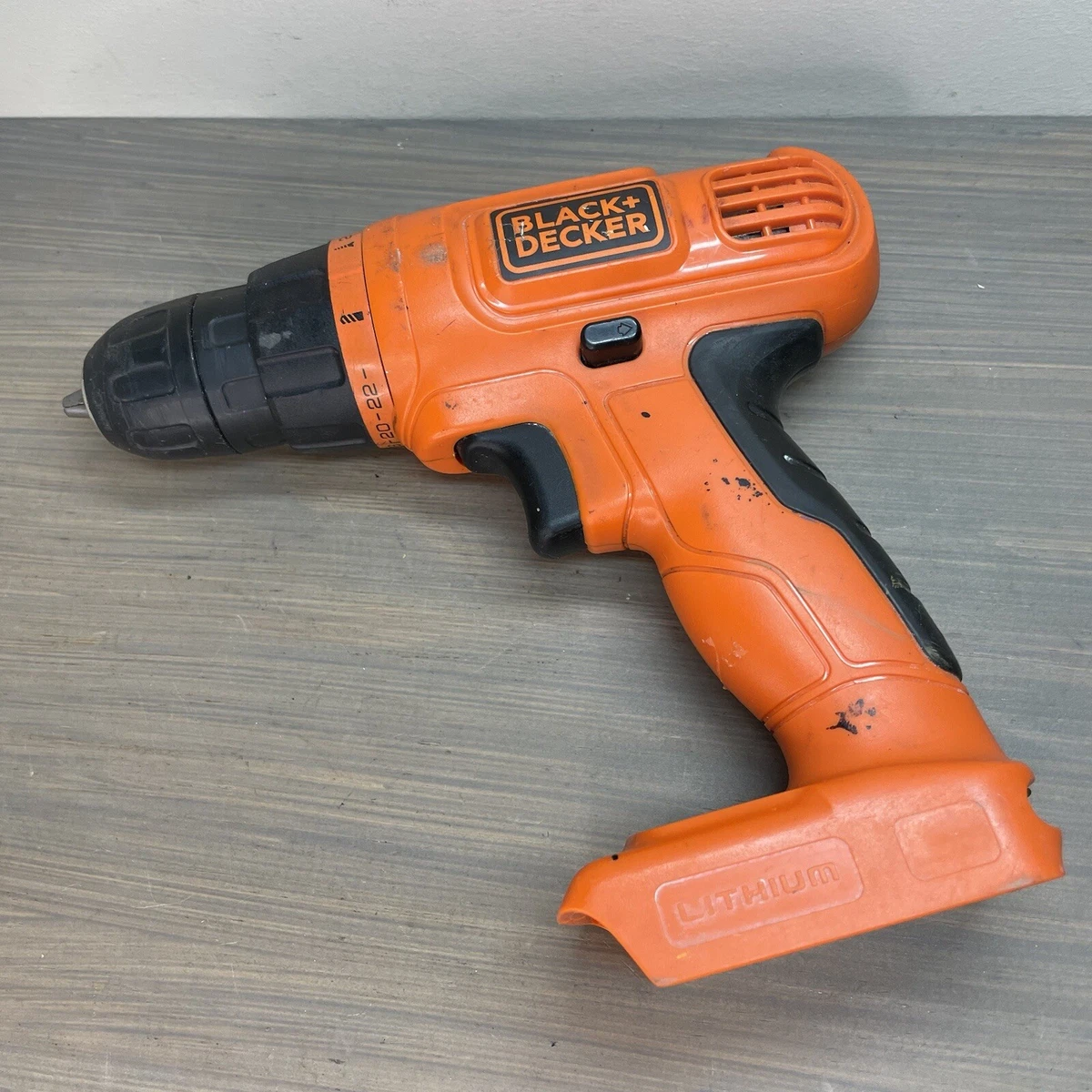 Black + Decker LD120 Type 1 (20V Max Lithium) Drill/Driver, Tool Only -  Tested