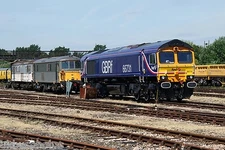 First GBRF 66731 Tonbridge West Yard June 2008 Rail Photo