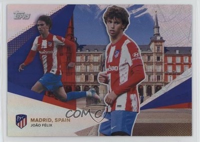 2021 Topps Atletico Madrid Team Set Spain Rainbow Foil /199 Joao Felix #30 1ln4