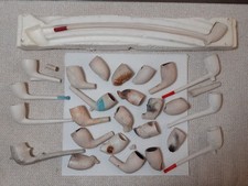 Clay Pipes 7 complete to include SOUTHORN BROSELEY - See Pics/Images/Description