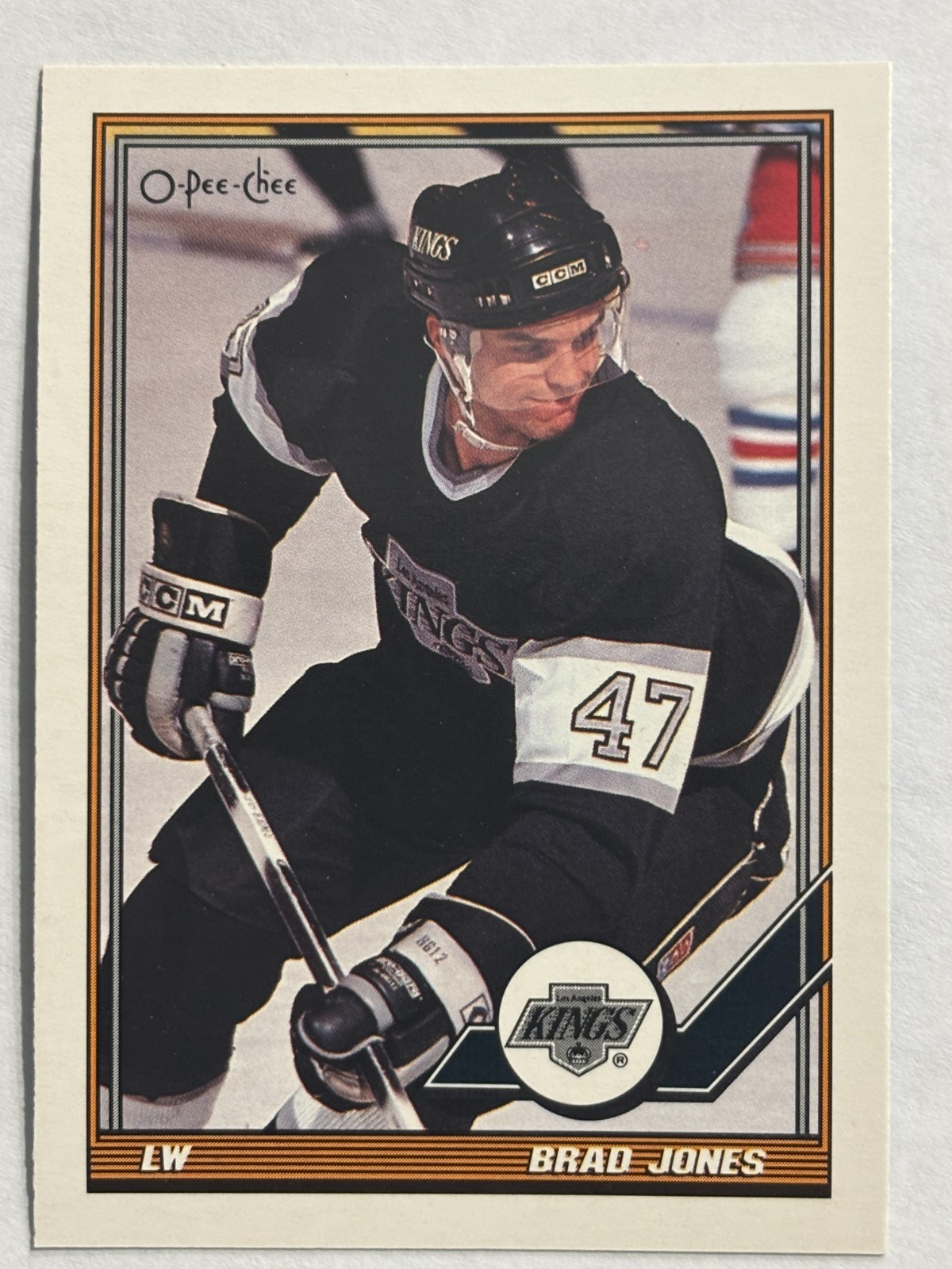 1991-92 O-Pee-Chee #478 Brad Jones Los Angeles Kings