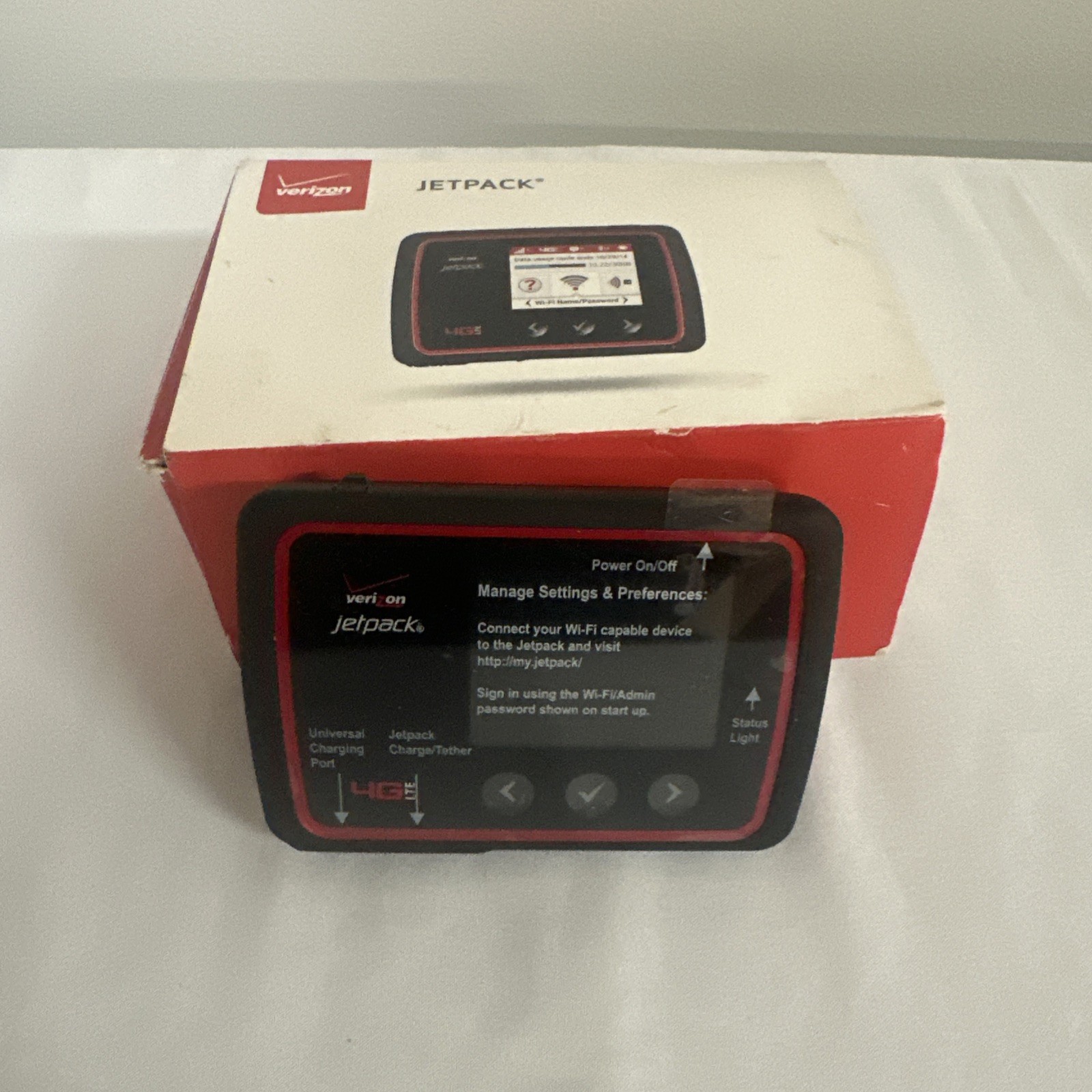 Verizon Wireless Jetpack Mifi Mobile Hotspot MIFI6620L 4G LTE NOB