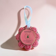 Spongelle Grapefruit Cassis Bath Sponge Builtin Body Wash Scrubber Loofah