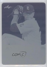 2013 Leaf Perfect Game Showcase Printing Plate Cyan 1/1 Keven Pimentel #KP1 0dp1