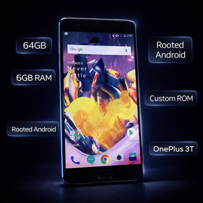 OnePlus 3T 64GB 6GB RAM | Rooted Android | Custom ROM | Developer Edition