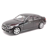 Bmw 330 I 2007 Black 1:24 - Welly Auto Stradali -D- Neues Modell