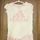 adidas 3 Piece Pink & White Jacket Bodysuit & Pants Set 12 Months — photo 4