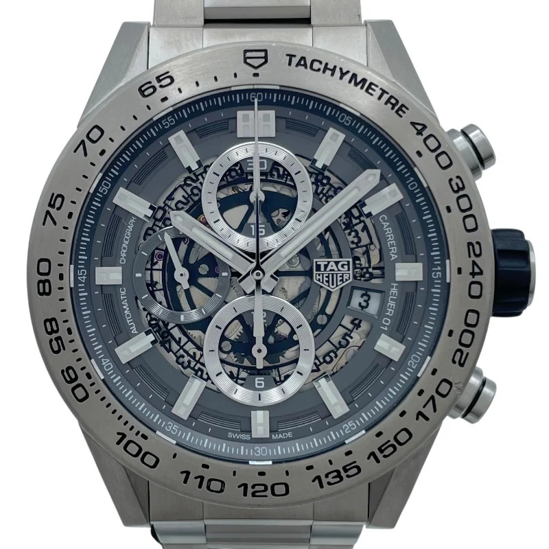 ⬆️ UpAutoShop.com | TAG HEUER Carrera Calibre Heuer 01 Chronograph Gray Phantom #OK1283