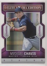 2014 Elite Extra Edition Prospects Status Purple Die-Cut /150 Michael Chavis 1u6