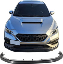 Fit 2022-2026 Subaru WRX Front Bumper Lip CS Style PU Unpainted Black , Base,