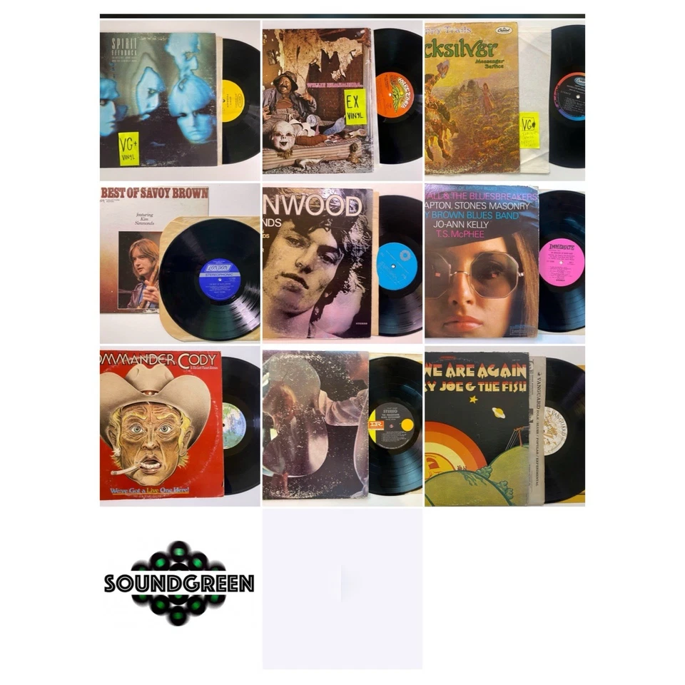 10 Vinyl LP LOT - 60s WCoast Psych Country British Blues Rock - Image 2 of 4