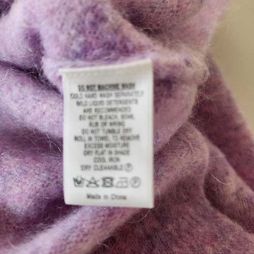 Witchery Jumper Womens Size XS Purple Wool Mohair Soft Fleece Pullover - Picture 6 of 10