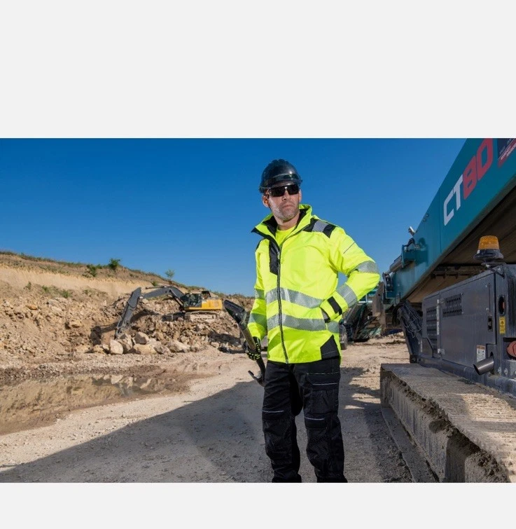 PORTWEST PW3 HI-VIS WINTER JACKET – T400 Safety Rain Reflective image 5