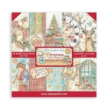 Stamperia 12x12 Scrapbook Papers - Christmas Greetings