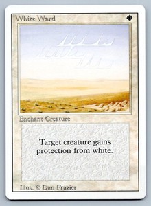White Ward - 45/306 - Uncommon - Revised Edition - Magic: The Gathering